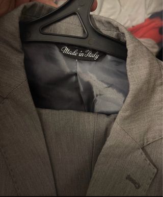 Abito cerimonia uomo grigio TG 54