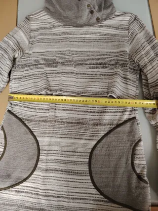 Jersey de lactancia rayas grises y blancas