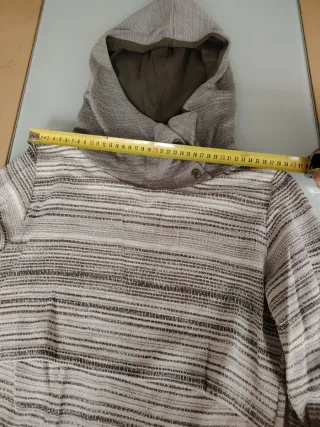 Jersey de lactancia rayas grises y blancas