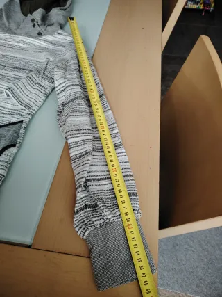 Jersey de lactancia rayas grises y blancas