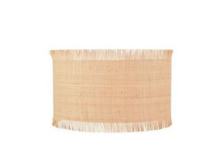 Pantalla lámpara ratán y yute