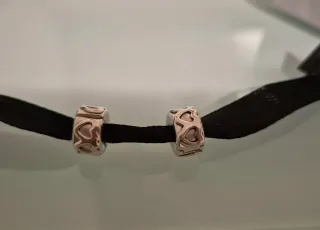 Cierres Pandora Corazón Plata Originales