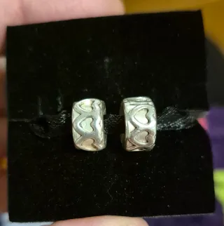 Cierres Pandora Corazón Plata Originales