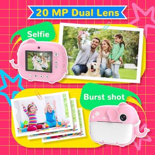 Cámara Fotos Infantil Instantánea Elefante