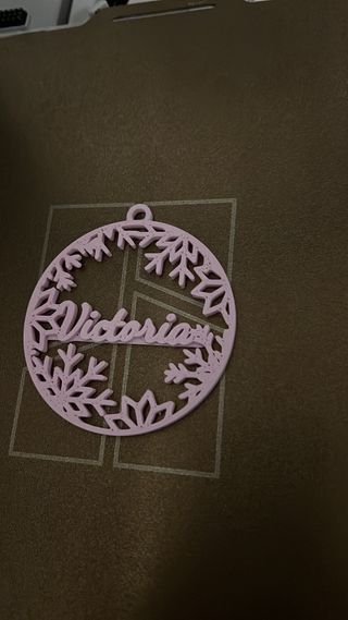 Adorno Navideño Personalizado 3D