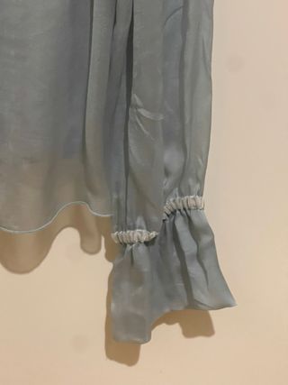 Blusa seda Zeddra Talla 44. con top a juego