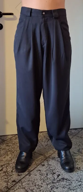 Pantaloni donna gamba larga