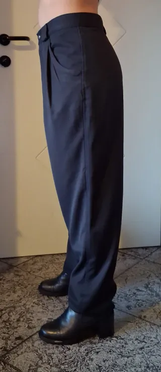 Pantaloni donna gamba larga