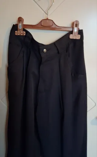 Pantaloni donna gamba larga