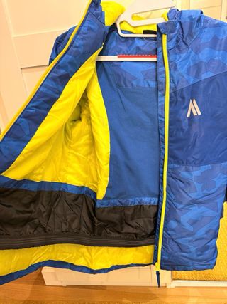 Chaqueta de esquí unisex azul