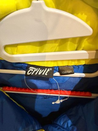 Chaqueta de esquí unisex azul