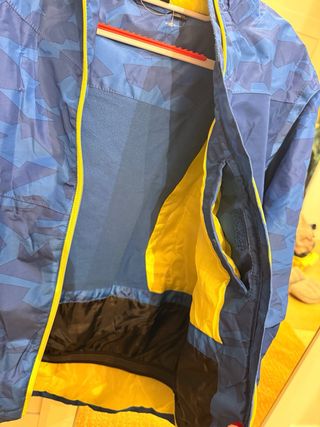 Chaqueta de esquí unisex azul