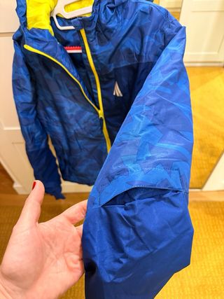 Chaqueta de esquí unisex azul