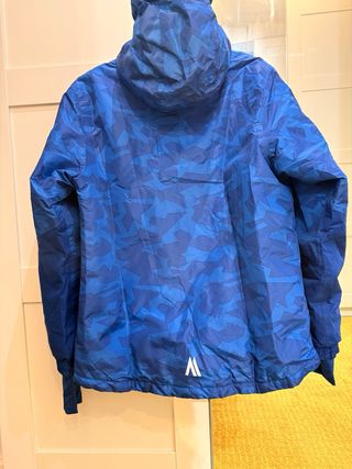 Chaqueta de esquí unisex azul