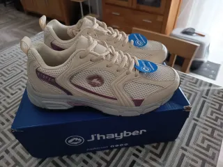 Zapatillas J'hayber Beige/Morado Talla 39