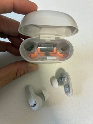 Skullcandy Rail ANC Auriculares In-Ear Gris/Blanco