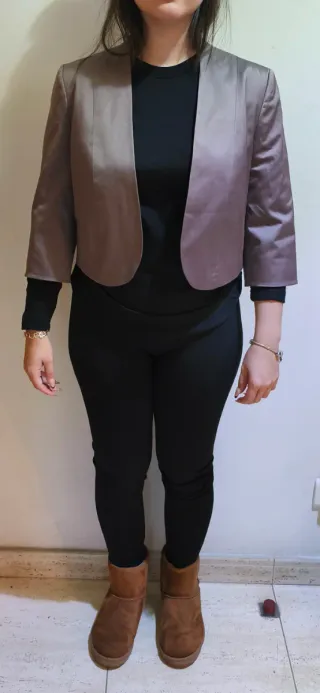 Bolero raso gris marca comma, T.38