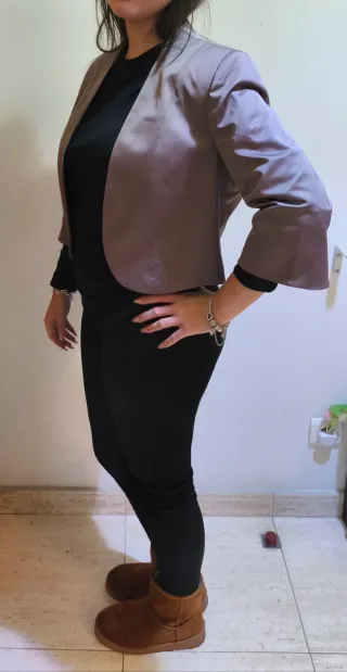 Bolero raso gris marca comma, T.38