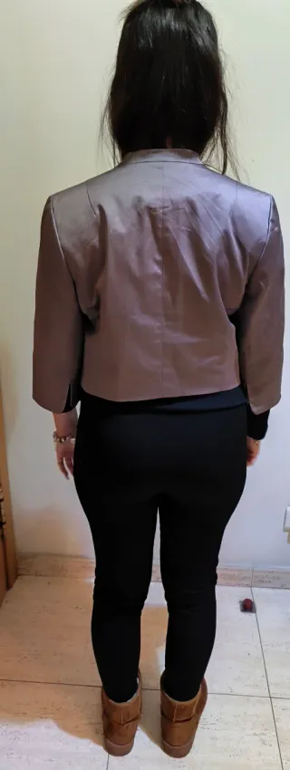 Bolero raso gris marca comma, T.38