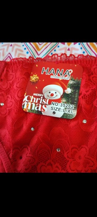 Braguitas Hana Rojas Talla L - XL