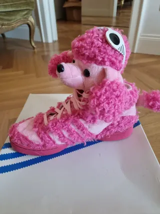 Adidas x Jeremy Scott Scarpe Poodle Rosa