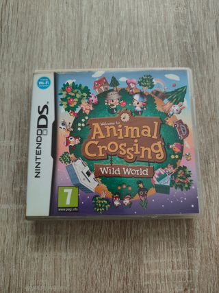 Caja y Manual Animal Crossing Wild World NDS