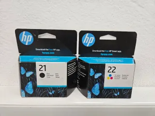 Carruchos Tinta HP 21 y 22