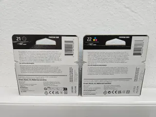 Carruchos Tinta HP 21 y 22