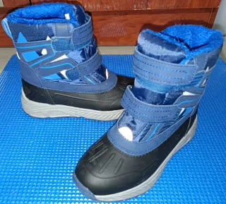 Botas Nieve Niño Talla 35 Azul Negro