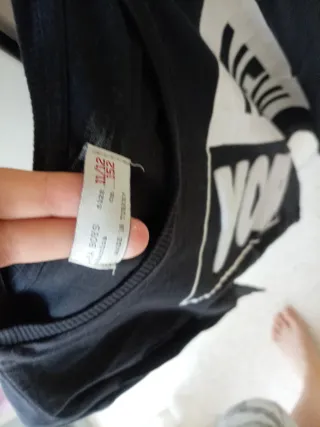 Felpa Zara Nera con Scritta New York