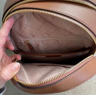 Mochila Michael Kors beige/marrón