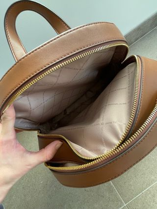 Mochila Michael Kors beige/marrón
