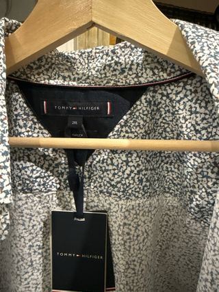 Camisa Tommy Hilfiger 2XL Estampada Nueva