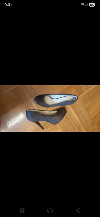 Zapatos de tacón de pelo de potro