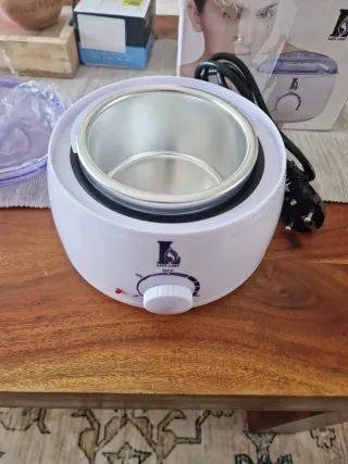 Máquina de cera Lazy Lady blanca