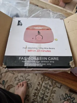 Máquina de cera Lazy Lady blanca