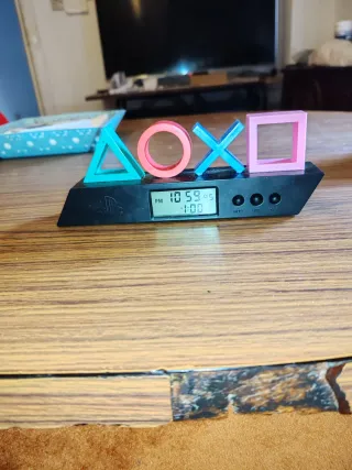 Reloj Digital de Mesa PlayStation