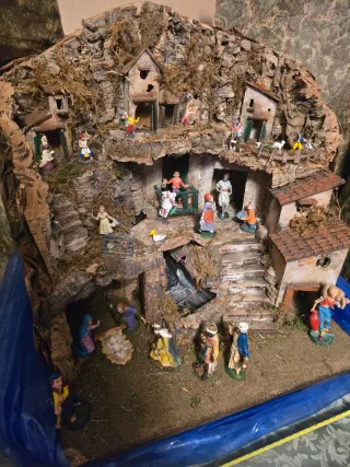 Presepe artigianale completo