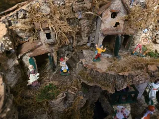 Presepe artigianale completo