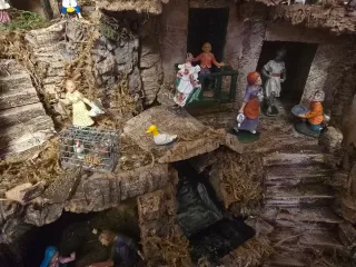 Presepe artigianale completo
