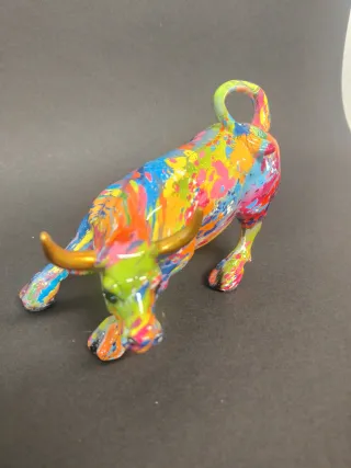 Scultura Toro Pop Art Ceramica