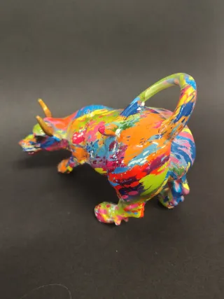 Scultura Toro Pop Art Ceramica