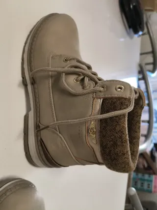 Botas mujer beige/marrón talla 39