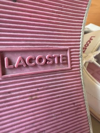Zapatillas Lacoste Talla 36-37
