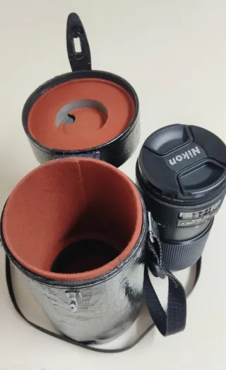 Estuche Rígido Teleobjetivo Nikon, como nuevo