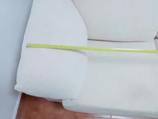 Sofá de 2 plazas beige