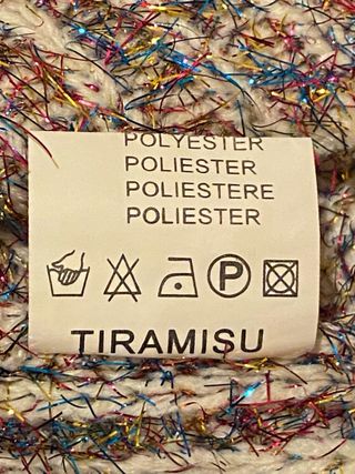 Jersey Tiramisú Talla Única Multicolor