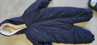 Buzo polar con forro efecto borreguito