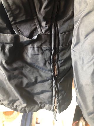 Giacca blu scuro con cappuccio