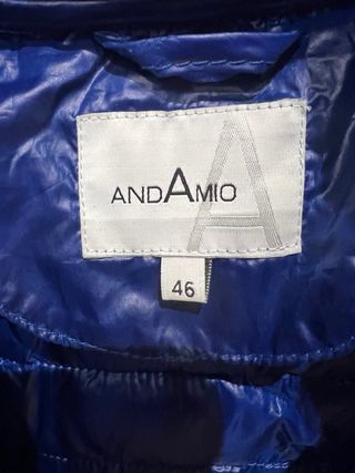 Plumífero ligero ANDAM azul talla L